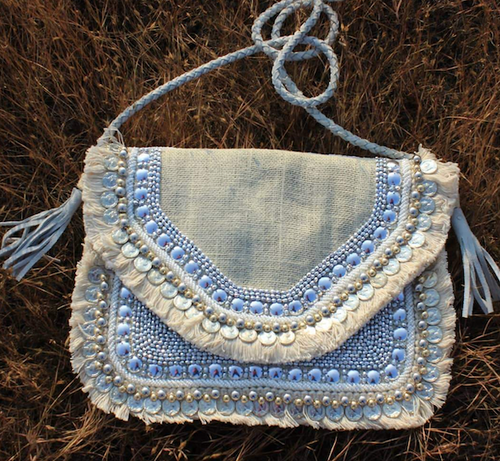 Multi Boho Clutch bag