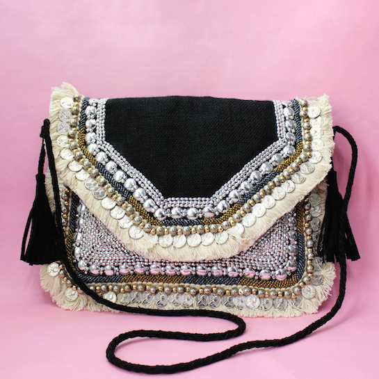 Multi Boho Clutch bag