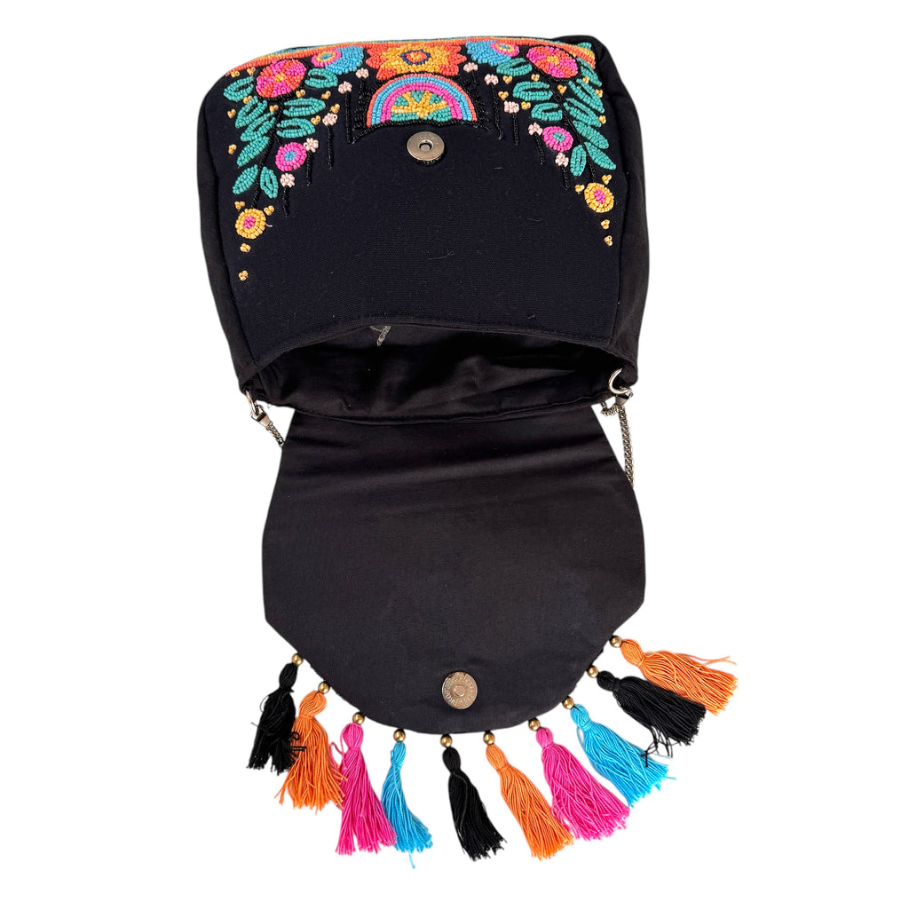 multi tassel bag