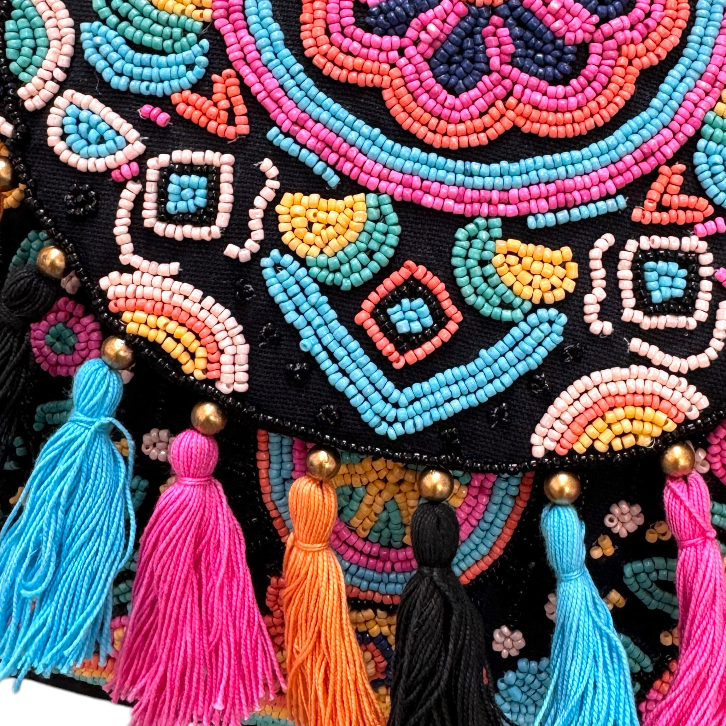 multi tassel bag