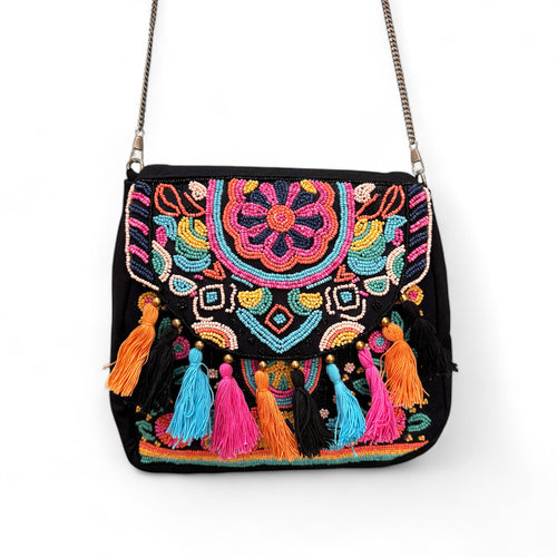 multi tassel bag