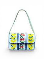Cherry Bloom Beaded Shoulder Bag