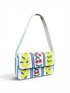 Cherry Bloom Beaded Shoulder Bag